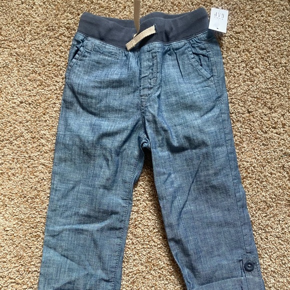 GAP Other - Lightweight Gap 3t chambray pants NWT